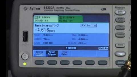 Keysight 53230A Single Shot Resolution Demo
