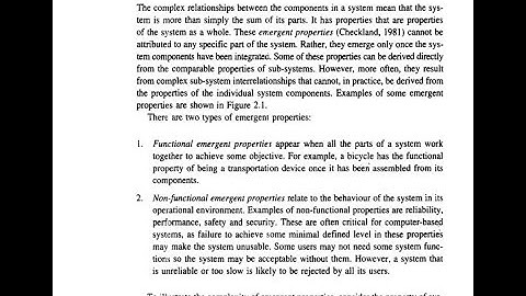 Understanding Emergent Properties of Systems: Examples and Explanation