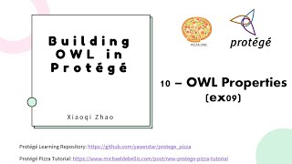 Build Ontology in Protege (pizza.owl) - 10 Object Properties (Exercise 09) Build Ontology in Protege (pizza.owl) - 10 Object Properties (Exercise 09)