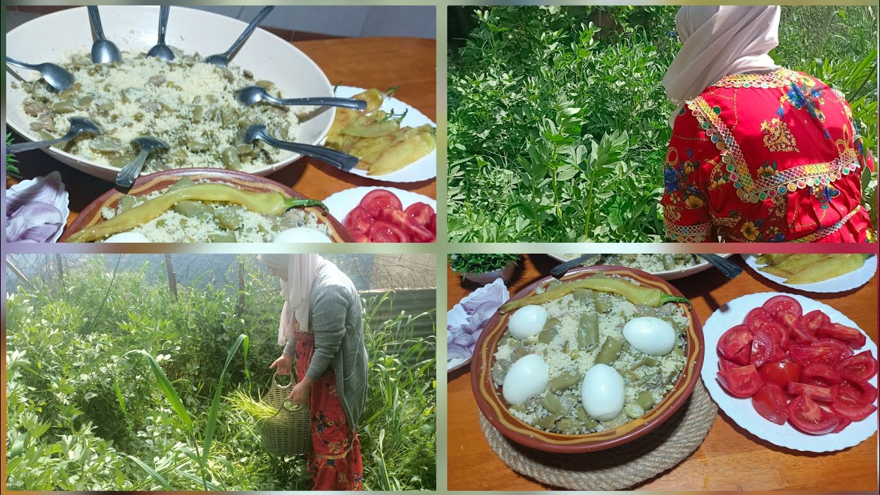 روتين في داري تع الدشرة نحيت الفول لي زرعتو معاكم  ڤيديو بلا منطاج