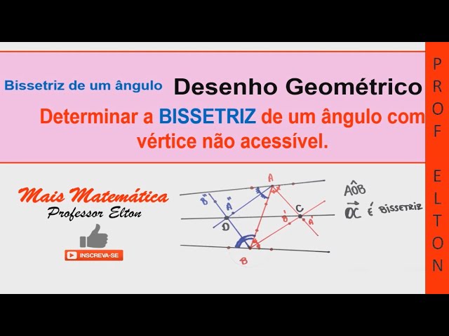 Bissetriz de um Ângulo, Bissetriz de um Ângulo #matemática