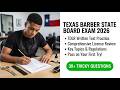 Texas Barber State Board Exam 2026 TDLR Written Test Practice and License Review