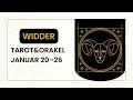 Widder ♈️ Tarot Woche 20-26 Januar 2025