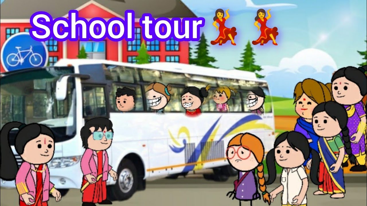 school tour ചക്കിമോളും കൂട്ടുകാരും ടൂർ പോവുന്നു, 💃😁