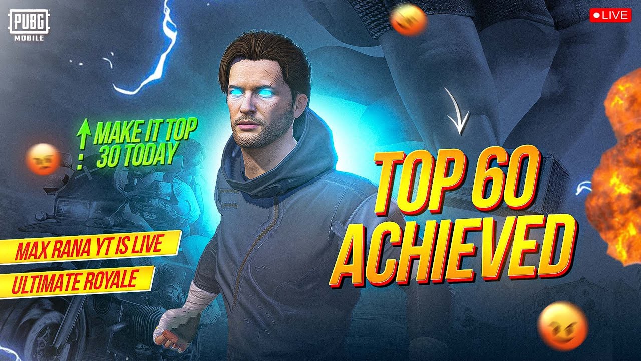 Max Rana LET'S MAKE IT TOP 30 🔥😡 | ULTIMATE ROYALE RANK | MAX RANA yt # ...