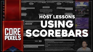 Using Scorebars: Lesson #2 - Player Names and Scores