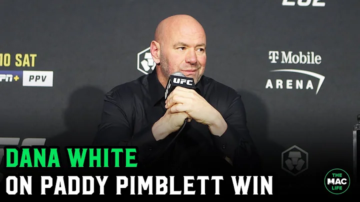 Dana White on Paddy Pimblett judges decision: I ha...