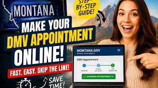 How to make a DMV appointment online in Montana