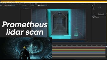 Kỹ xảo điện ảnh Prometheus Lidar scan effect VFX tutorial - After Effects 3D space, camera tracking