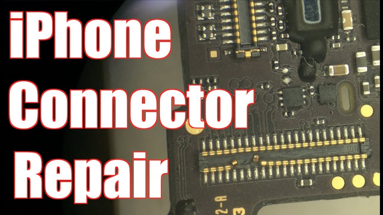 connector repair service iPhone X LCD FPC replacement service 