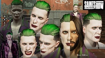 Saints Row reboot face creation request Jared Leto Joker
