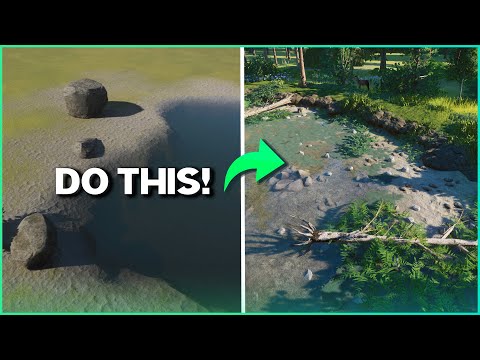 These EASY Steps help YOU create super Realistic Waterfronts in Planet Zoo
