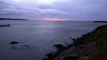Timelapse video at kanyakumari sunrise point