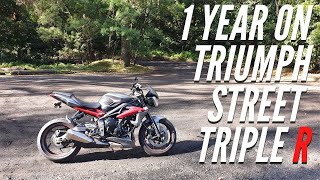 Год на Triumph Street Triple R | Достоинства и Недостатки