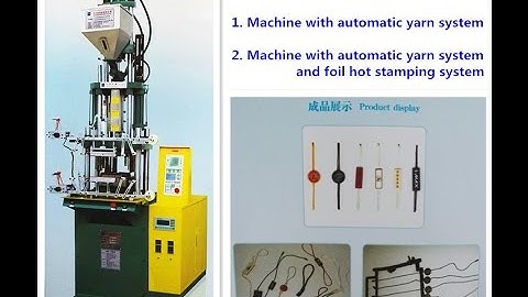 Plastic seall hangtag injection machine--garment hangtag, bag tag, string seal tag making