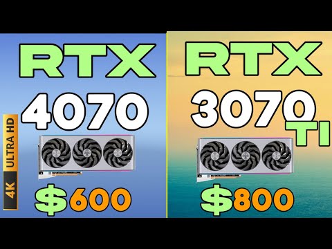 RTX 4070 VS RTX 3070 TI 4K GAMING BENCHMARKS + I9 12900K what is the best MIDRANG Gaming GPU IN 2023