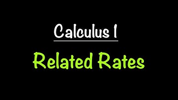 Gerelateerde tarieven Voorbeeld | Calculus 1 | Wiskunde met Professor V AP Calculus AB/BC Unit 4