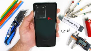 Samsung Galaxy S20 Ultra Durability Test!  Is it... Ultra Strong?