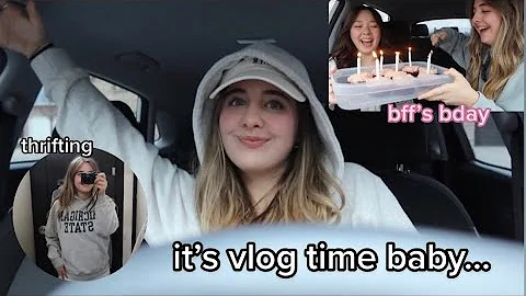 i vlogged a couple days in my life & this is how it went black friday shopping + my bsf bday!