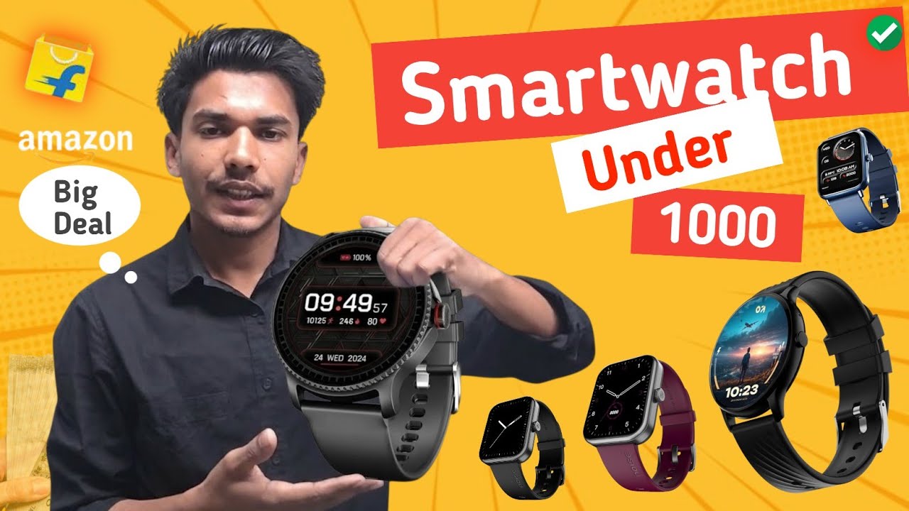 Latest 2026🔥Top 5 Best Smartwatch Under 1000 rupees | Smart watch Under ...