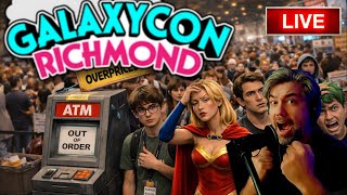 GALAXY CON RICHMOND inside walkthrough Vendors Cosplay Toys Comicbooks Celebrities Fans...INSANE!