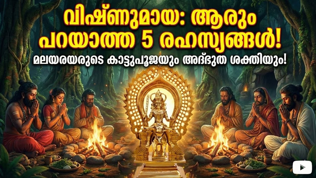 വിഷ്ണുമായ സേവ: ആരും പറയാത്ത 5 രഹസ്യങ്ങൾ! 😱 മലയരയന്മാർ ചെയ്ത യഥാർത്ഥ പൂജ ഇതാണ്!(Vishnumaya Seva)