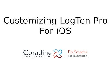 LogTen Pro X: Customizing LogTen Pro logbook for iOS