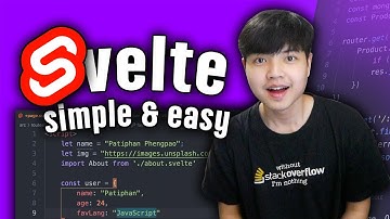 SvelteJS ลูกรักตัวใหม่! | เป็น JS Framework ที่เขียนง่ายมากๆ 👨‍💻💯