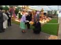 The queen attends the chelsea flower show