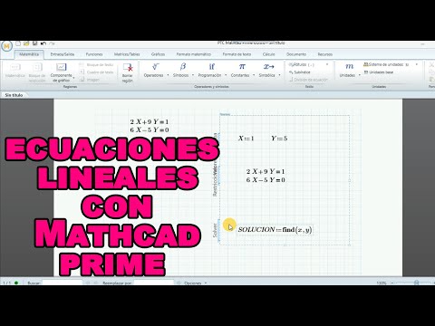 Video: Cómo Resolver Ecuaciones En Mathcad