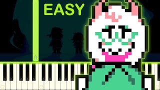 My Castle Town | Deltarune Chapter 2 - EASY Piano Tutorial