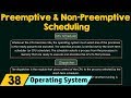 Preemptive and Non-Preemptive Scheduling