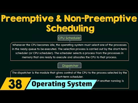 Video: Atšķirība Starp Preemptive Un Nonpreemptive Scheduling OS