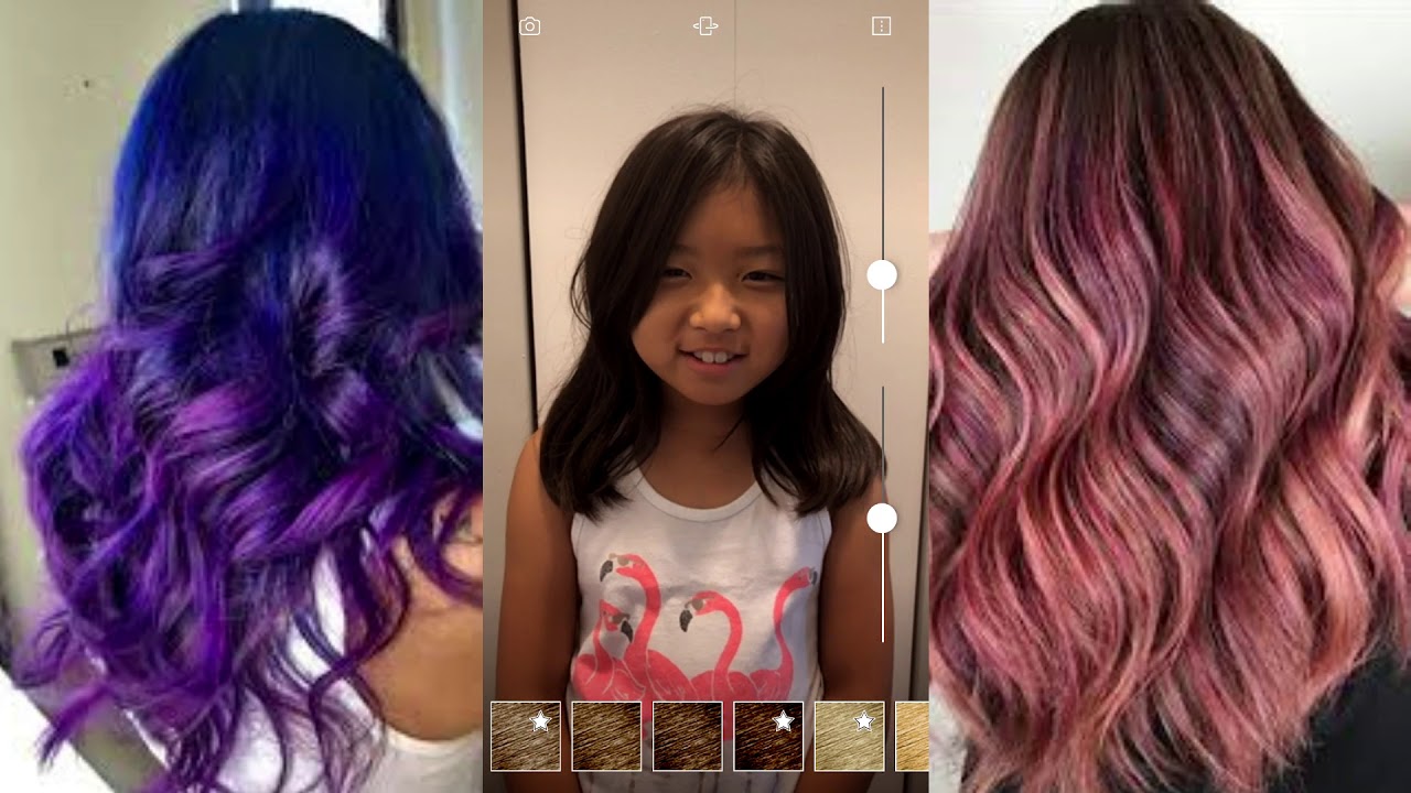 Customize your print with changes in hair color.