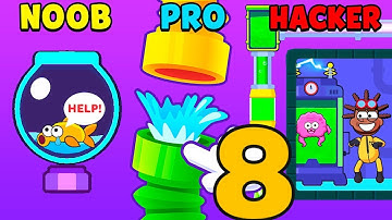 NOOB vs PRO vs HACKER in Flow Legends - All Levels Gameplay, New Game (Android, iOS)