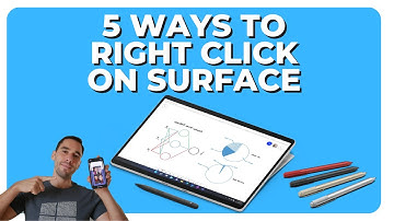How To Right Click with Microsoft Surface and Windows 11