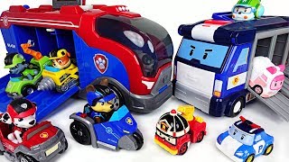 We need a moving base! Paw Patrol Mission Cruiser and Robocar Poli Mobile Headquarter!  DuDuPopTOY