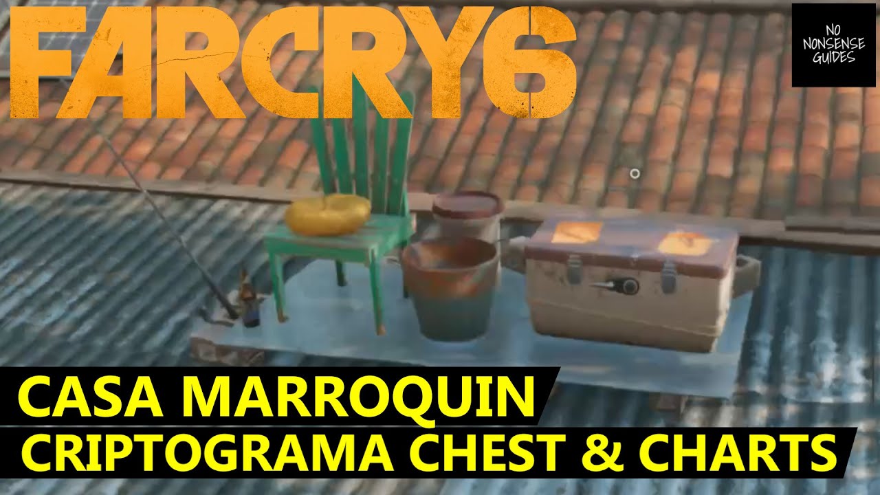 Far Cry 6 Casa Marroquin Criptograma Charts Locations - #7 El Cocodrilo &  #27 Tocororo