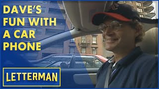 Fun With A Car Phone | Letterman