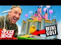 We made the CRAZIEST Mini Golf Course!! | Disney Edition