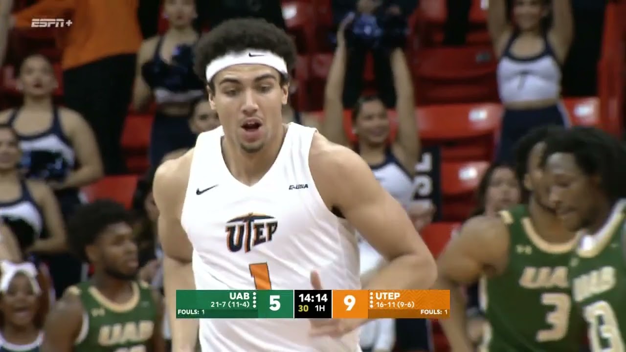 UAB vs UTEP | NCAA Men's Basketball || 02/27/2022