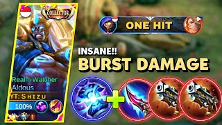 Aldous One Hit Insane Burst Damage  Aldous One Hit Build 2022  Aldous Best Build 2022