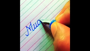 "Mugdha" ❤️ Beautiful name in Cursive #cursivewriting #handwriting #viralvideo #viral #trending