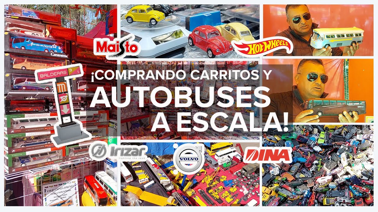 ¡Lugares para comprar carritos y autobuses de colección! | Bazar de Balderas CDMX | Russoh Guzman