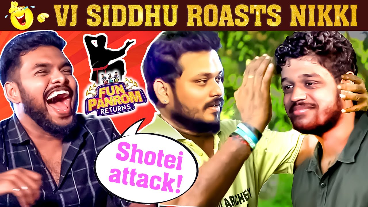 VJ Siddhu Reveals The SECRET Owner of Behindwoods | VJ Nikki-ஐ வெச்சு செஞ்ச FUN PANROM Team | Sherif