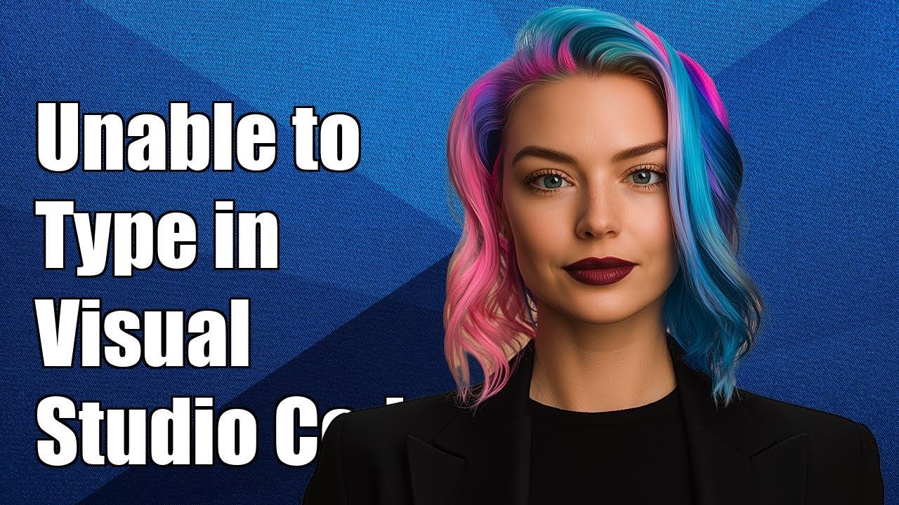 unable to type in Visual Studio Code - YouTube