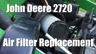 John Deere 2720 Air Filter Replacement by Erik Asquith 1,126 views 6 years ago 4 minutes, 28 seconds