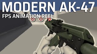 Modern Ak 47 Animation Set