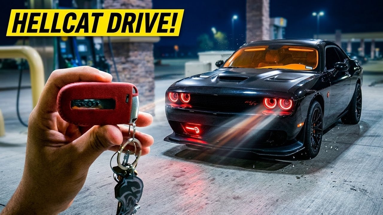 LATE NIGHT HELLCAT DRIVE POV - YouTube