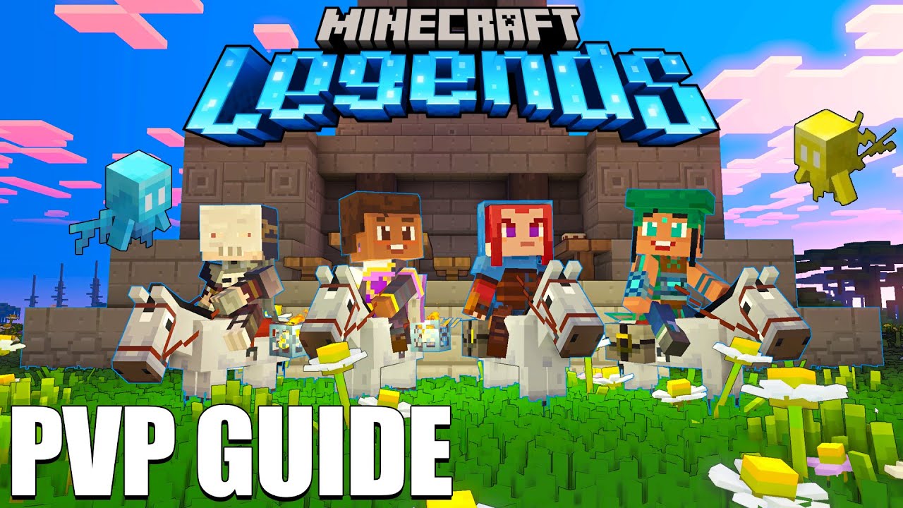 Review] Minecraft Legends multiplayer PVP mode gameplay